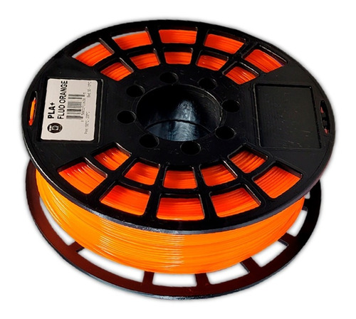Filamento 3d Termoplastico Pla+ Fluorescent Orange  