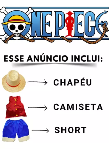 Fantasia Luffy One Piece Infantil