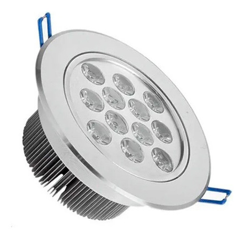 6 Focos Embutido Techo 12w Led Redondo Orientable - Sumatel