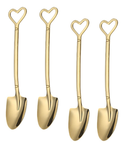 4 Cucharas Con Forma De , Cuchara Para Café, Té, Utensilio