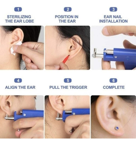 Máquina Piercing Do Umbigo Do Nariz Da Orelha Do Umbigo Com