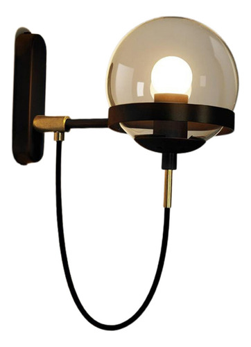 Retro Plug In Aplique De Pared Sin Bombilla Led, Accesorio