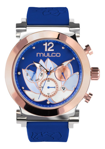 Mulco Reloj De Silicona Para Mujer Con Movimiento Analogico