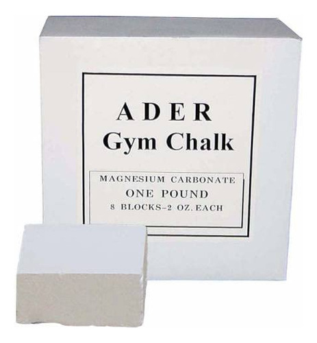 Ader Gym Chalk (bloques De 8 - 2 Onzas)