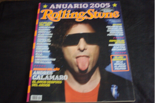Rolling Stone # 93 - Tapa Andres Calamaro ( Anuario 2005 )