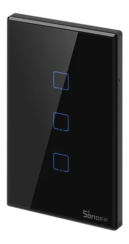 Sonoff T3us3c Tx Interruptor Wifi Rf433mhz 3 Teclas 10 A