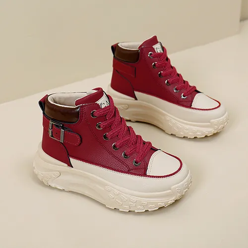 Botines rojos price shoes sale