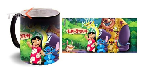 Lilo & Stitch Disney Taza Mágica Personalizada Tenela Hoy!