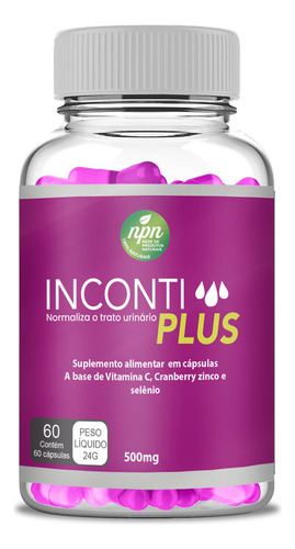 Inconti Plus - 60 Cáps - Incontinencia Urinaria