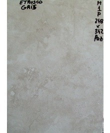 Ceramica Etrusco Gris 25x35 Paz Reposicion