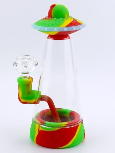 Imagen 4 de 8 de Pipa De Agua Bong Silicon Vidrio