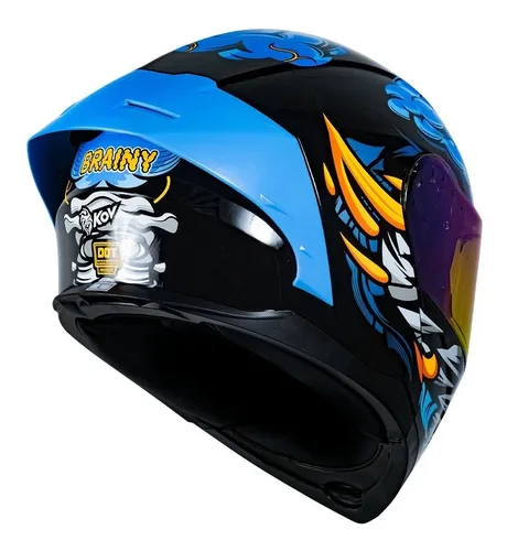 Casco kov azul new arrivals