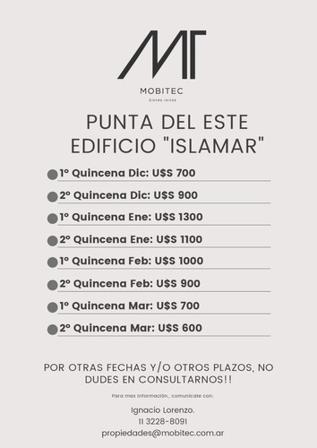 Imagen 3 de 10 de Dpto 2 Ambientes Excelente Ubicación Punta Del Este