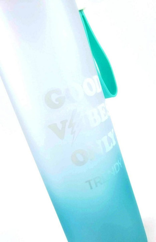 Botella De Agua Trendy 500ml Sport Gym Bicicleta Boca Grande