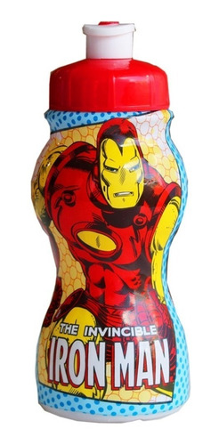 Garrafinha Dos Vingadores Marvel Pláduran Infanil 250 Ml