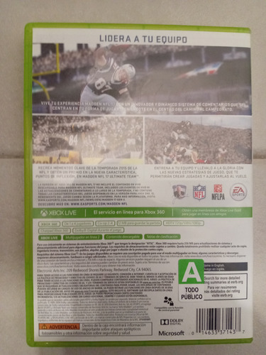 Madden L 17 Para Xbox 360