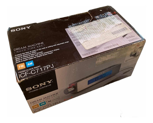 Sony Dream Machine, Despertador Con Fm, Am Y Proyector