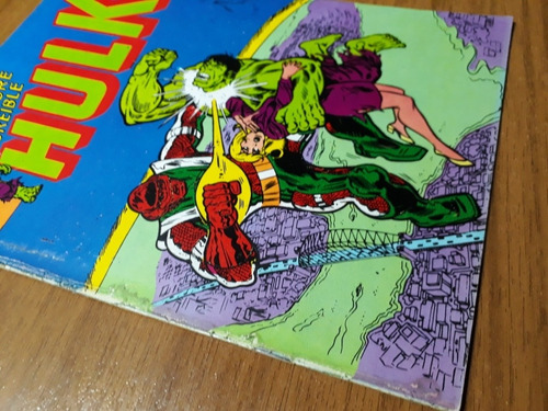Hulk N°9. Marvel Editorial Gabriela Mistral Chile.  1980. Sacada De Empaste