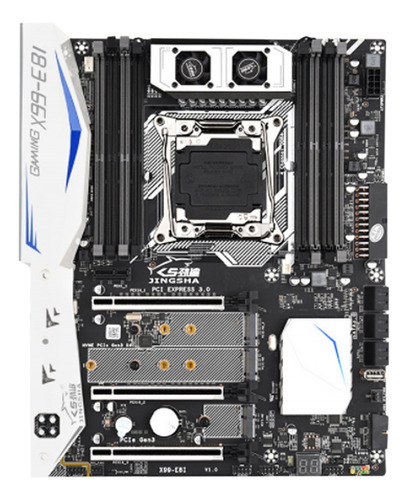 Placa Madre Jingsha X99-e8i Para Xeon E5 Lga2011-3 Ddr4 Ecc