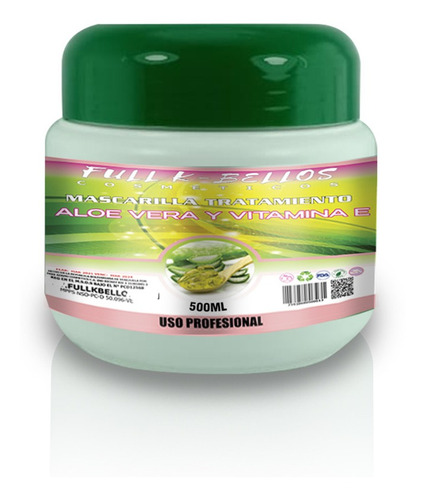 Tratamiento Capilar Con Aloe Vera Y Vit. - mL a $50