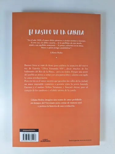 Libro El rastro de la canela de Liliana Bodoc Editorial Alfaguara tapa blanda 2023