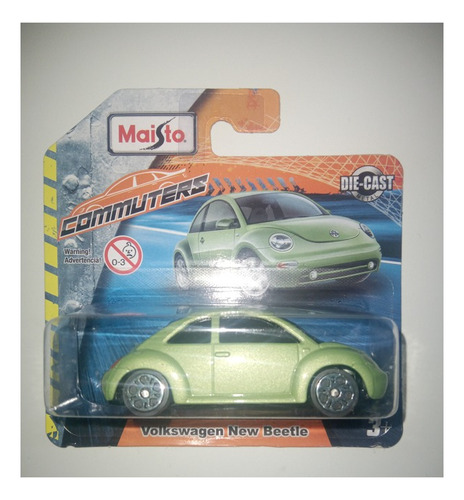 Maisto Volkswagen New Beetle Commuters Die Cast 1:64 Nuevo 