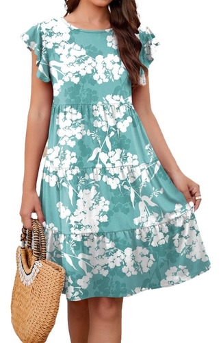 Vestidos Mujer Floral Casual Playa Viaje