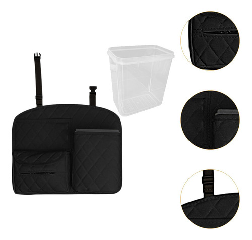Organizador Del Respaldo Del Asiento Del Coche, Negro