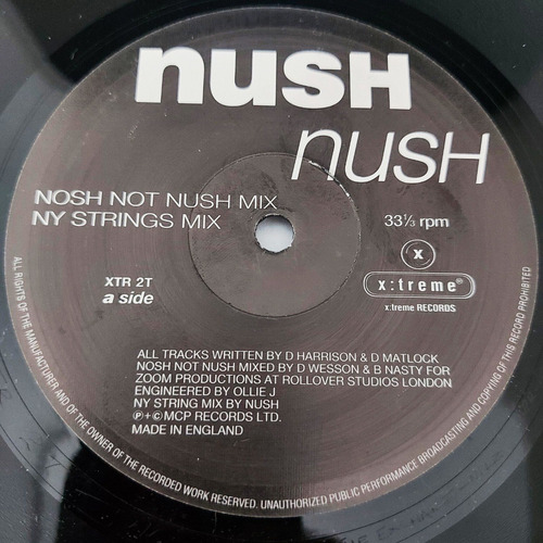 Nush - Nush  Importado Uk Lp