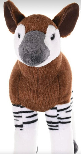 Peluche Okapi /zebra Jirafa Marrón