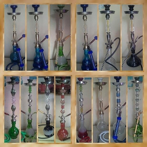 Imagen 3 de 10 de Arguile Pipa Arabe Hookah Grande 75cm