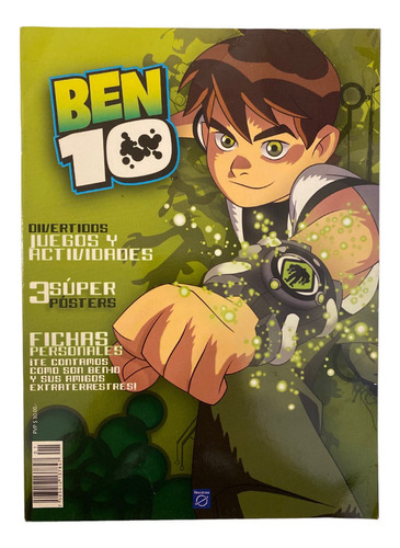 Libro De Juegos Y Actividades Ben 10 Cartoon Network 2008
