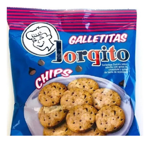 Galletitas Jorgito Chips De Chocolate X 120 Gr. 