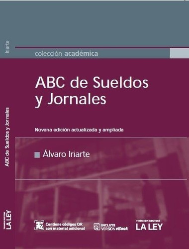 Acb De Sueldos Y Jornales - 2021 - Iriarte, Alvaro