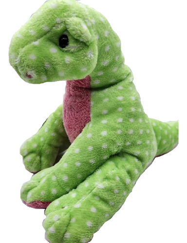 Peluche De Dinosaurio Verde Rosa Ty Pluffies Stomps Año 2005