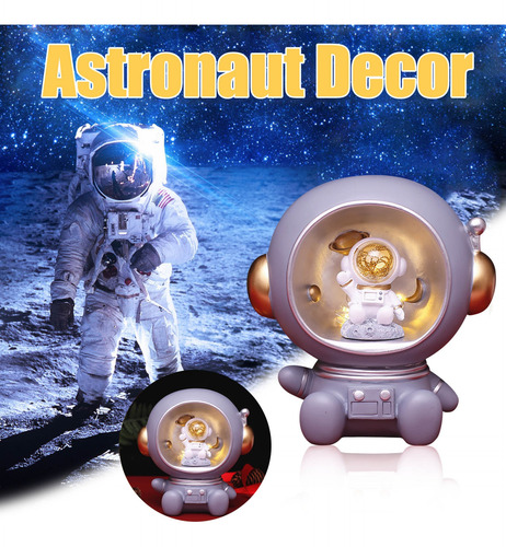 Luz De Luna De Escritorio Led Astronaut Nightlight En Forma