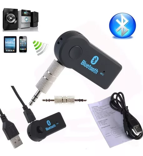 Receptor Audio Bluetooth Auxiliar Para Reproductor De Carro