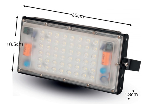 Kit 30 Refletor Led Módulo 50w Ip66 Branco Quente, Frio