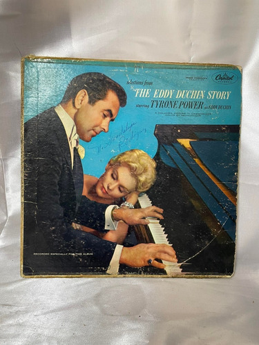 The Eddy Duchin Story Tyrone Power Disco Lp Vinilo Acetato 