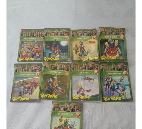 Lote 9 Mini Comics De Robits De La Revista Big Bang Buen Edo