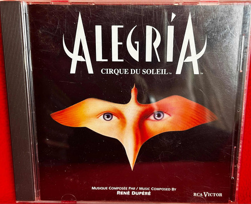 Cd Original Cirque Du Solei / Alegria. 1994. 1a Ed Importado (Usado)