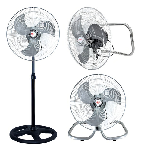 Ventilador 3 En 1 De Pie Pared O Mesa
