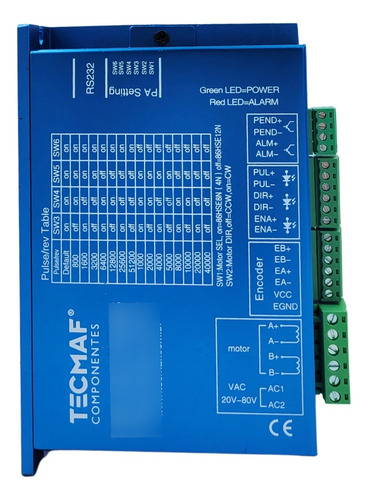 Kit Motor Passo 120kgf.cm Com Encoder E Com Freio + Drive