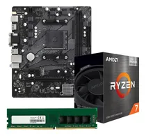 Comprar Combo Actualizacion Amd Ryzen 7 5700g + A320m Am4 + 8gb Ddr4