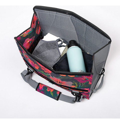 Imagen 4 de 10 de Bolso Weekender 20/30 Lts Chilly Hibiscus