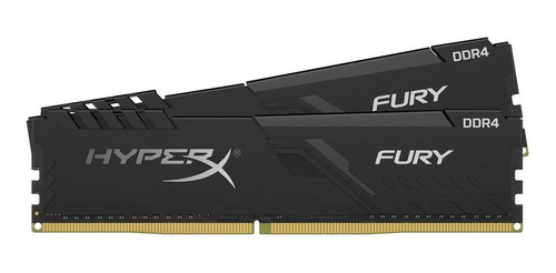 Imagem 1 de 5 de Kit Memória Ram Hyperx Fury 16 Gb 2x8gb Hx432c16fb3/8