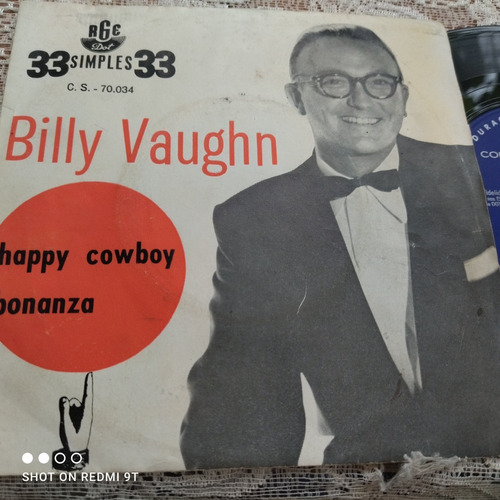 Billy Vaughn Happy Cowboy/ Bonanza Compacto Orquestra Oferta