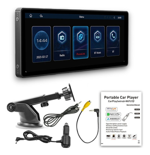 Central Multimídia 10 Pol Universal Carplay Android Auto