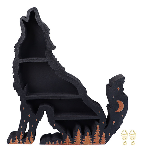 Estante Expositor Wolf Crystal De Madera Clásico Multicapa
