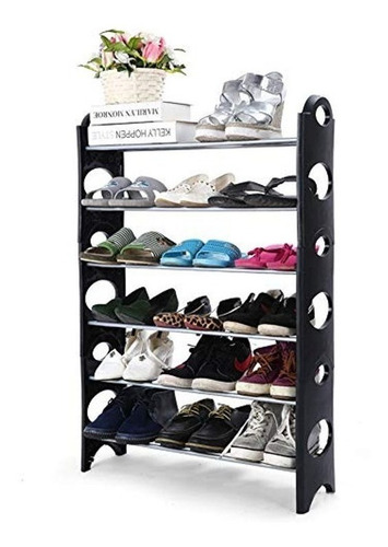 Imagen 3 de 6 de Organizador De Zapatos, 6 Estantes, Desarmable Botinero